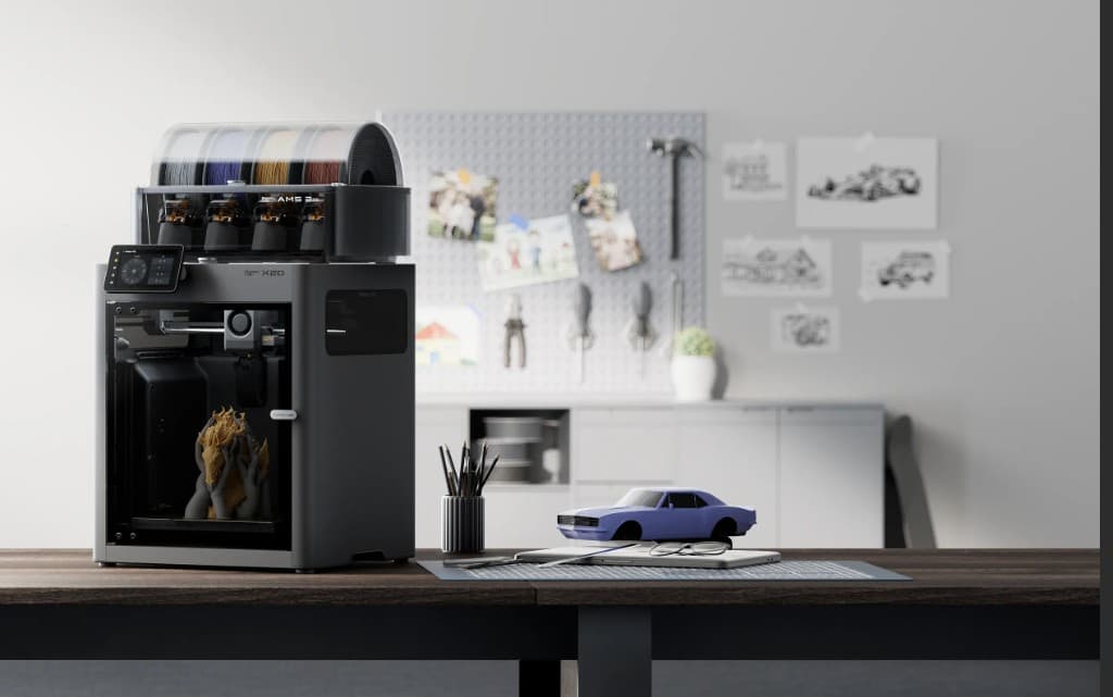 Atelier Wire3D — imprimante Bambu Lab, AMS et pièces imprimées